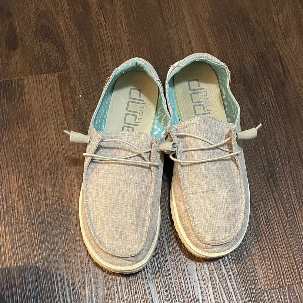 Hey Dude Beige Casual Shoes